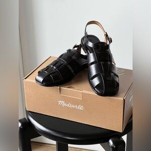 new in box madewell fisherman sandals